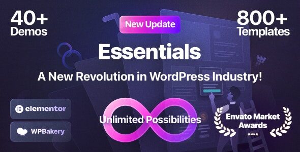 Essentials 3.2.16 – Multipurpose WordPress Theme