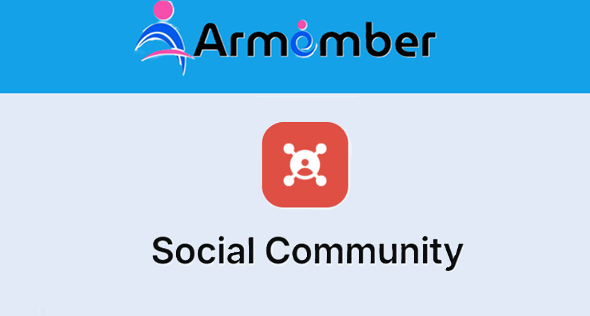 Download ARMember Pro Social Community addon