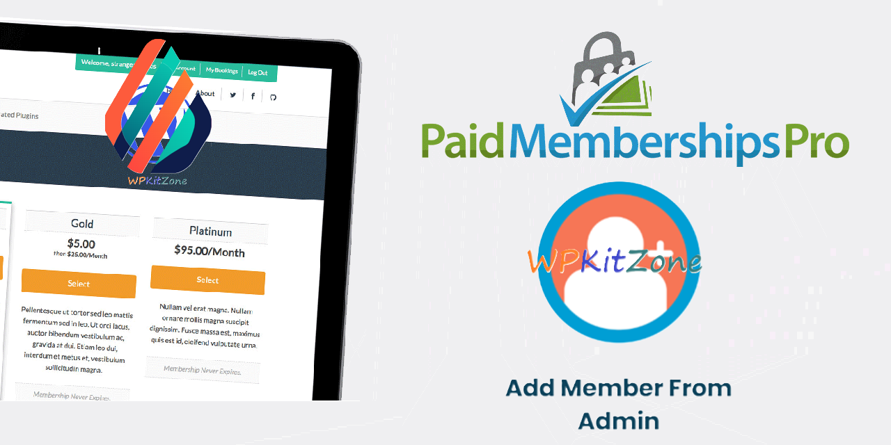 wpkitzone.com pmpro add member admin