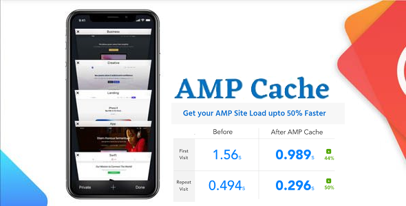 amp extension pro cache for amp