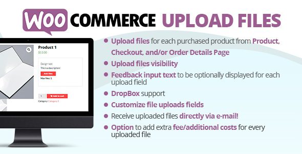 woocommerce upload files