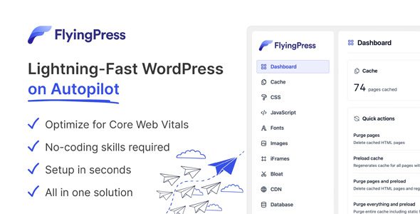 flyingpress 4.6.8 lightning fast wordpress on autopilot