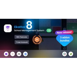 Ekattor 8 School Management System (SAAS) 2.0
