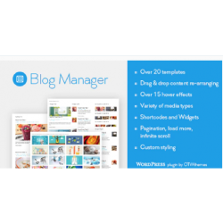 Blog Manager For Wordpress