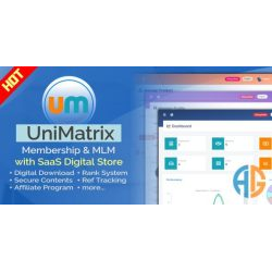 UniMatrix 5.4.0 – Membership and MLM Script with SaaS Digital Store