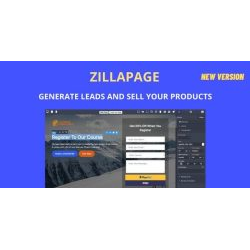 Zillapage 1.2.1 – Landing Page and Ecommerce Builder
