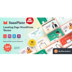 SaasPlate 1.2.6 – Landing Page WordPress Theme