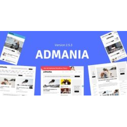 Admania 2.5.3 – Adsense WordPress Theme With Gutenberg Compatibility