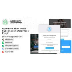 Subscribe to Download 2.0.9 – Download after Email Subscription WordPress Plugin